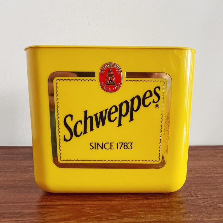 Seau à glace Schweppes, Collections, Marques & Objets publicitaires, Comme neuf, Enlèvement ou Envoi