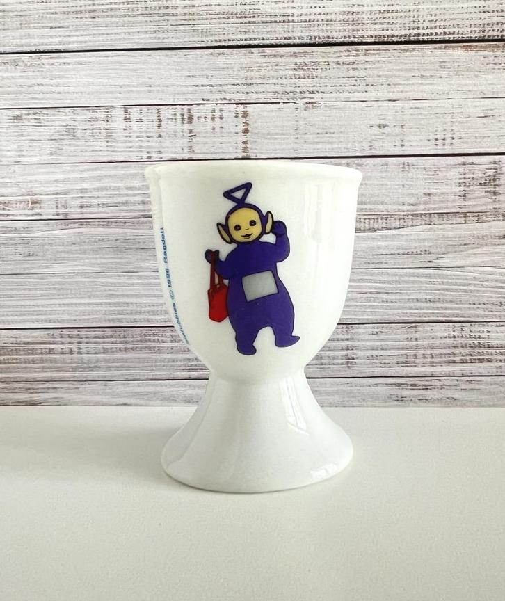 Coquetier Tinky Winky Teletubbies - Ragdoll 1996, Verzamelen, Retro, Overige typen, Ophalen of Verzenden