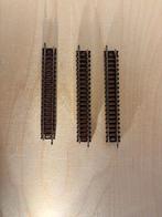Modeltreinen N - 3x Fleischmann N rails recht 104,2 mm, Hobby en Vrije tijd, Modeltreinen | H0, Gelijkstroom, Fleischmann, Nieuw