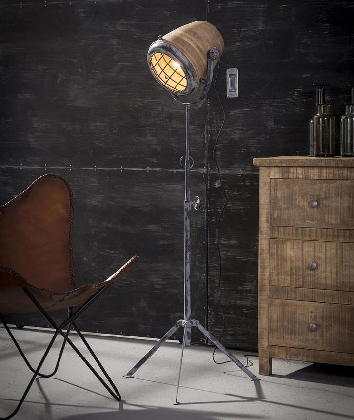 Design vloerlamp, Maison & Meubles, Lampes | Lampadaires, Comme neuf, Enlèvement