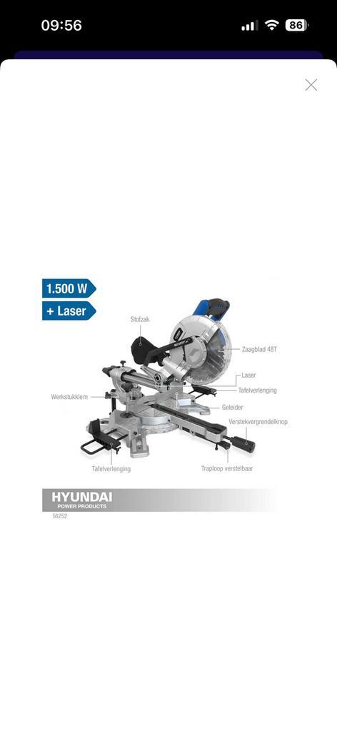 Radiaalzaag, Doe-het-zelf en Bouw, Gereedschap | Zaagmachines, Nieuw, Afkortzaag, 1200 watt of meer, Ophalen