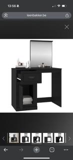 Toilettafel zwart hout nieuw in verpakking, Ophalen, Nieuw, Hout