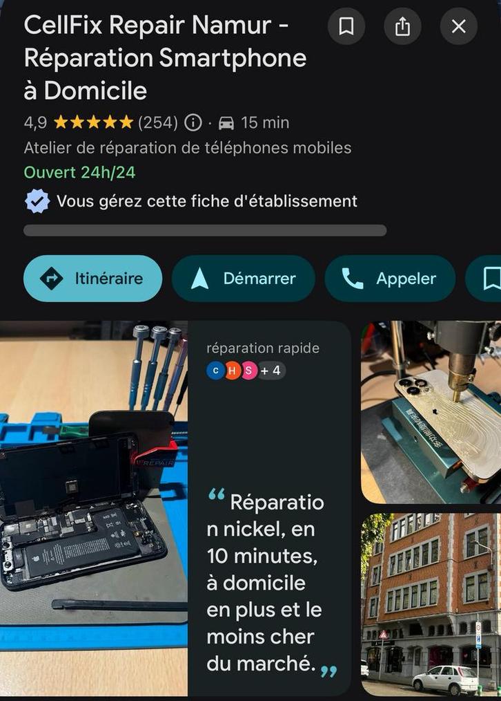 Réparation smartphone à domicile - déplacement gratuit!, Services & Professionnels, Réparation & Entretien | Télécommunications