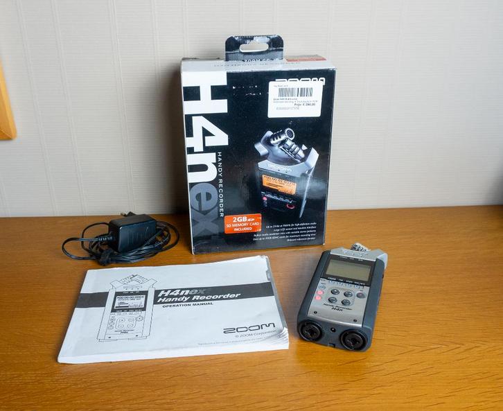 Zoom H4n 4-track audio recorder, Audio, Tv en Foto, Professionele apparaten, Zo goed als nieuw, Audio, Ophalen of Verzenden