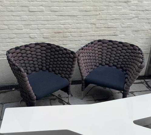 Poalo Lenti 2x outdoor fauteuil 'Ami' (np. €4200/stuk), Tuin en Terras, Tuinstoelen, Gebruikt, Ophalen