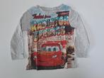 Mt 104 Grijs zwart gemeleerde T-shirt lange mouwen Cars, Gebruikt, C&A, Ophalen of Verzenden, Shirt of Longsleeve