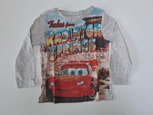 Mt 104 Grijs zwart gemeleerde T-shirt lange mouwen Cars, Kinderen en Baby's, Kinderkleding | Maat 104, Gebruikt, Jongen, Shirt of Longsleeve