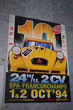 poster 24 h citroen 2cv spa Francorchamps 94, Verzamelen, Ophalen of Verzenden, Gebruikt, Auto's
