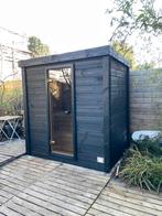 Black edition buitensauna 120x180 sauna 230V aansluiting, Sport en Fitness, Sauna, Ophalen of Verzenden