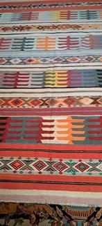 prachtige Omkeerbaar turkse Kelim/kleed multicolor, Antiquités & Art, Tapis & Textile, Enlèvement
