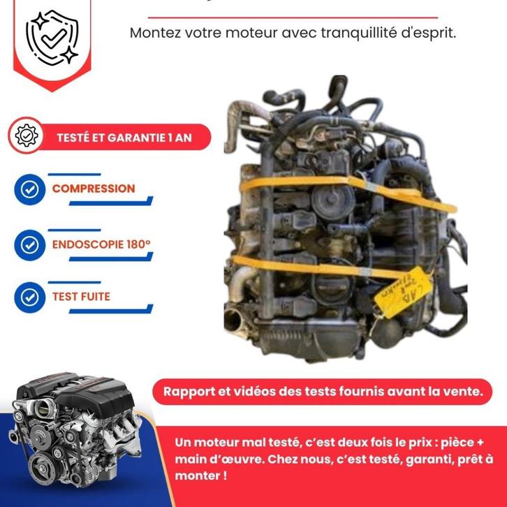 Complete motor audi a4 a5 1.8 tfsi cabine 120cv 160pk, Auto-onderdelen, Motor en Toebehoren, Audi, Nieuw, Ophalen of Verzenden
