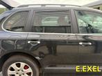 Deur rechts achter Porsche Cayenne 9PA 2002-2007 Zwart, Gebruikt, Deur, Herkomst onderdeel bekend, Porsche