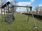 Ensemble balançoire toboggan cabane d’enfant, Kinderen en Baby's, Speelgoed | Buiten | Speelhuisjes, Ophalen, Gebruikt, Hout