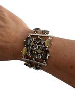 DYRBERG KERN armband - Pre oved, Verzenden, Zo goed als nieuw, Bruin, Overige materialen