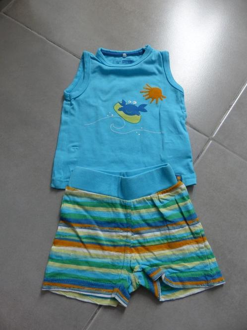 Name it zomersetje jongen - maat 50/56, Kinderen en Baby's, Babykleding | Maat 56, Zo goed als nieuw, Jongetje, Setje, Ophalen of Verzenden