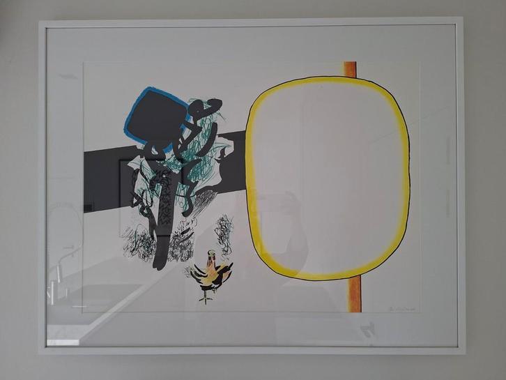 Genesis 9 van Roger Raveel litho, Antiquités & Art, Art | Lithographies & Sérigraphies, Enlèvement