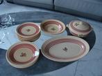 service assiettes, vintage, Antiquités & Art, Enlèvement ou Envoi