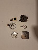 Lot zilveren hangers, Handtassen en Accessoires, Kettingen, Met hanger, Gebruikt, Overige kleuren, Ophalen of Verzenden