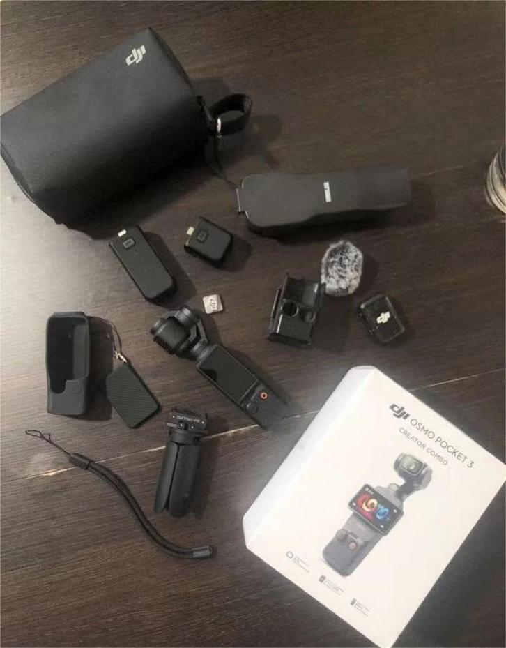 DJI Osmo Pocket 3 Creator Combo actiecamera, Audio, Tv en Foto, Actiecamera's, Zo goed als nieuw, Ophalen of Verzenden