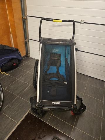 Thule Chariot Cross 1 Blue - Poseidon, 20 à 40 kg, Enlèvement, Utilisé, Pliable