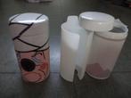 BRABANTIA : beschuitdoos en doekjes doos en 3 voorraaddozen, Overige materialen, Gebruikt, Overige typen, Ophalen of Verzenden