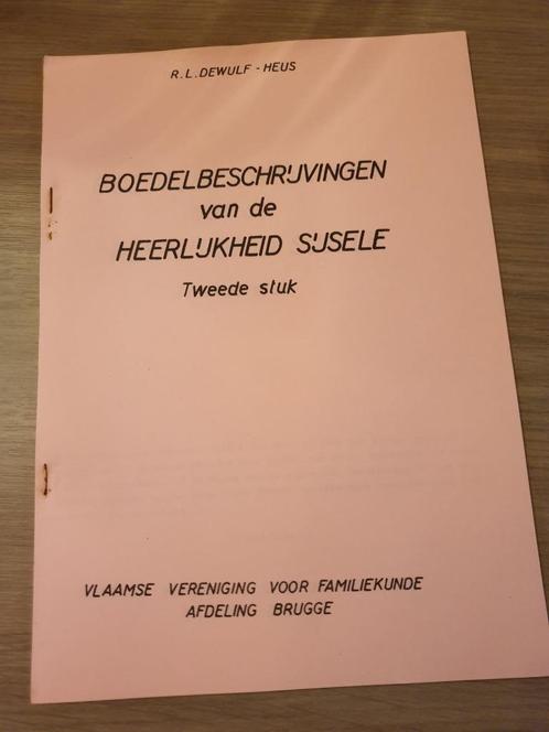 SIJSELE DAMME Boedelbeschrijvingen van de heerlijkheid Sijse, Boeken, Geschiedenis | Stad en Regio, Gelezen, Ophalen of Verzenden