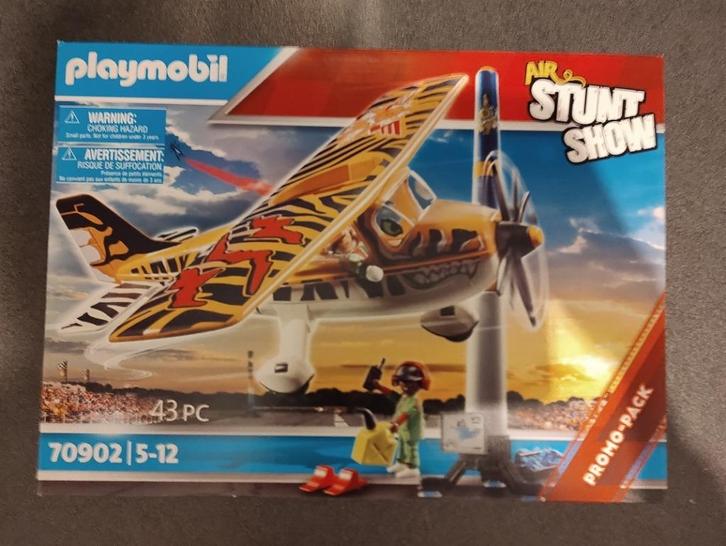 Playmobil Air Stunt Show Propellorvliegtuig "Tiger" 70902 (n, Kinderen en Baby's, Speelgoed | Playmobil, Nieuw, Complete set, Ophalen of Verzenden