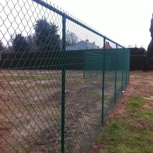 groene draadafsluiting 2 m hoog, Jardin & Terrasse, Gaze & Fils, Neuf, Fil, 20 mètres ou plus, Enlèvement