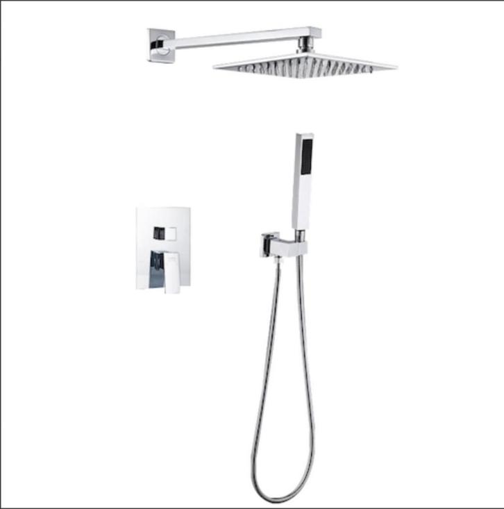 AFPRIJZING! Doucheset Chroom + Regendouche, Inbouw, Vik, Huis en Inrichting, Woonaccessoires | Overige, Nieuw, Ophalen of Verzenden