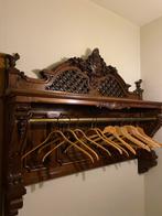 antiek eiken kapstok met messing roede, Antiek en Kunst, Ophalen