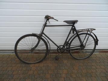 W.O.2 fiets BSA MKV met geweer houder Belgisch leger