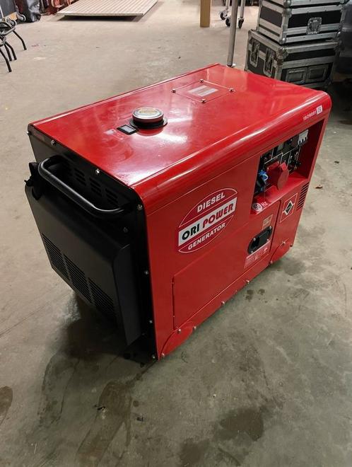 8KVA - 6500Watt generator op Diesel (2 stuks nieuw in doos), Doe-het-zelf en Bouw, Aggregaten, Nieuw, Dieselolie, 5 tot 10 kVA