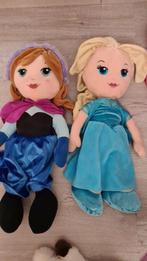 Knuffel Elsa en Anna van Frozen, Ophalen of Verzenden, Zo goed als nieuw