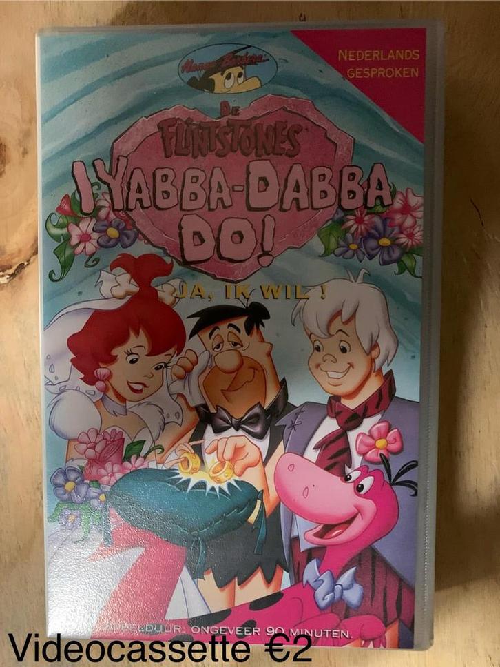 De Flintstones - videocassette., Cd's en Dvd's, VHS | Kinderen en Jeugd, Zo goed als nieuw, Ophalen