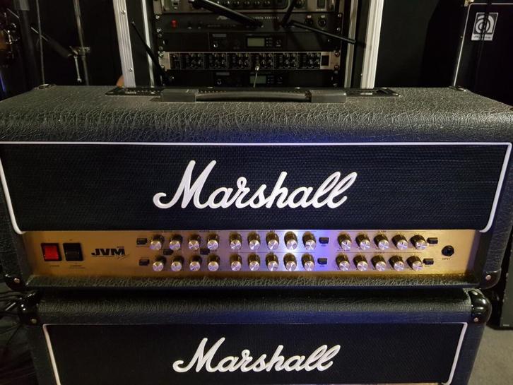 Marshall JVM410 + Cab 1960a, Musique & Instruments, Amplis | Basse & Guitare, Comme neuf, Guitare, 100 watts ou plus, Enlèvement