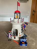 Playmobil Soldaten met vuurtoren (doos + boekje) 4-10 jaar, Kinderen en Baby's, Ophalen of Verzenden, Zo goed als nieuw, Complete set