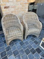 rieten stoelen, Huis en Inrichting, Stoelen, Ophalen, Gebruikt, Riet of Rotan