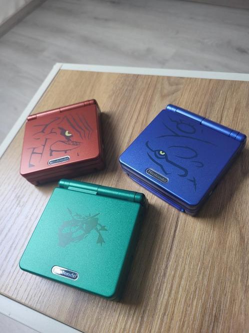 Gameboy Advance SP AGS-101 - Kyogre/Groudon/Rayquaza, Games en Spelcomputers, Spelcomputers | Nintendo Game Boy, Refurbished, Game Boy Advance SP