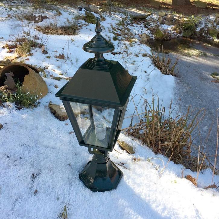 ampen vijversysteem buitenlamp tuin nostalgie-lamp, Antiek en Kunst, Antiek | Verlichting, Ophalen of Verzenden