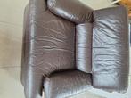 Leren zetel, Ophalen, 250 tot 300 cm, Gebruikt, Driepersoons