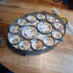 Hors d'oeuvre  ovalen dienblad en schaaltjes, Antiek en Kunst, Ophalen of Verzenden