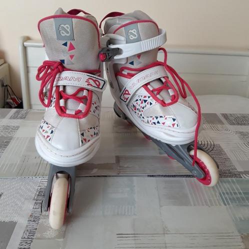 skeelers Nijdam, Sport en Fitness, Skeelers, Zo goed als nieuw, Inline skates 4 wielen, Overige merken, Dames, Verstelbaar, Ophalen
