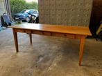 Tafel Hout Rustiek, Huis en Inrichting, Tafels | Eettafels, Ophalen, Gebruikt, Rustiek, 200 cm of meer