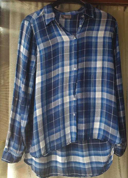 Gestreepte blouse maat 36 van C&A, Kleding | Dames, Blouses en Tunieken, Gedragen, Maat 36 (S), Blauw, Ophalen of Verzenden
