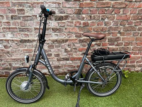 Elektrische plooifiets Veloci, Fietsen en Brommers, Elektrische fietsen, Zo goed als nieuw, 47 tot 51 cm, 50 km per accu of meer