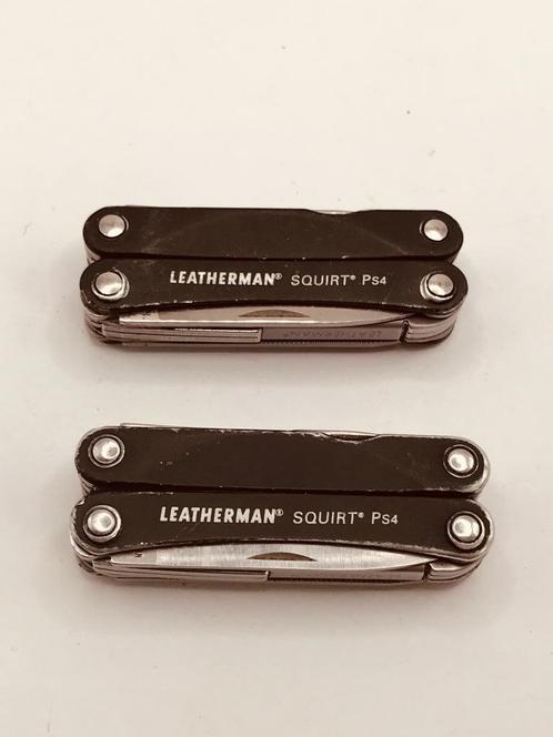 Leatherman Squirt ps4 Black Multitool USED, Caravans en Kamperen, Kampeergereedschap, Gebruikt, Ophalen of Verzenden