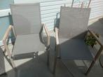 2 alu tuin stoelen, Tuin en Terras, Tuinsets en Loungesets, Ophalen, Zo goed als nieuw