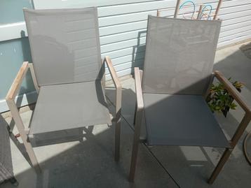 2 alu tuin stoelen beschikbaar voor biedingen