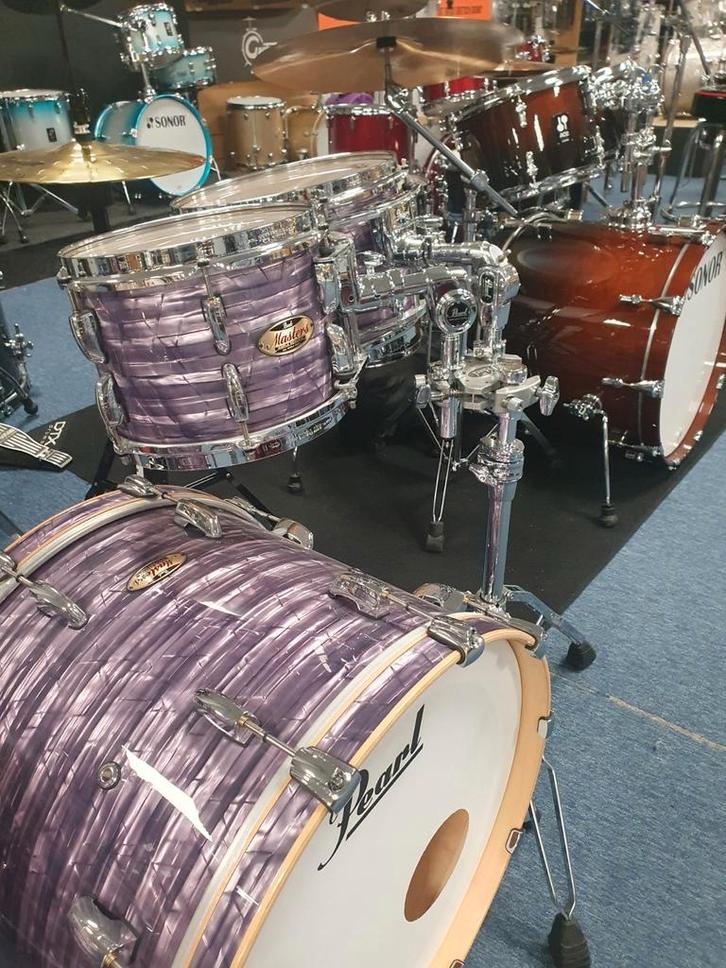 Pearl Master maple reserve: met reinforcement ringen, Musique & Instruments, Batteries & Percussions, Neuf, Pearl, Enlèvement ou Envoi