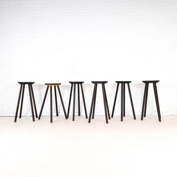 6x vintage barkruk beschikbaar voor biedingen